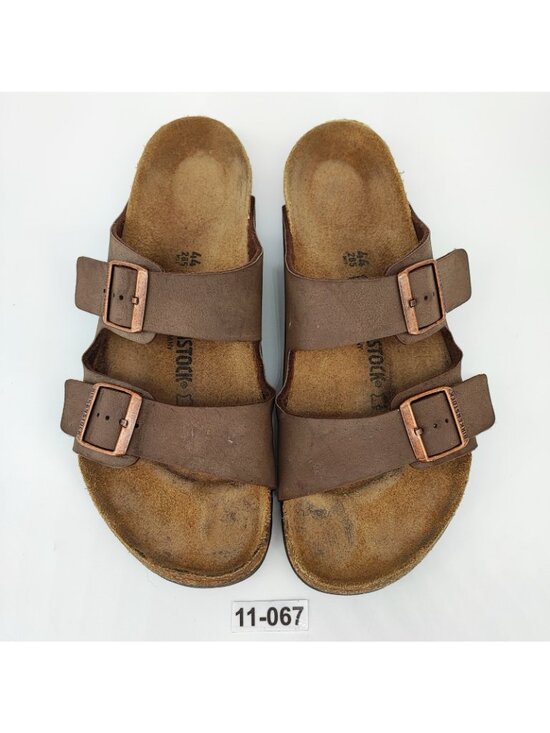 Birkenstock Arizona Men\'s Size 11 US Sandals Birko-Flor Brown Slide Flat main image 5